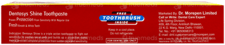 Dentosys Shine Toothpaste 100Gm